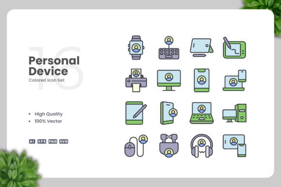 Personal Device Colored Icons